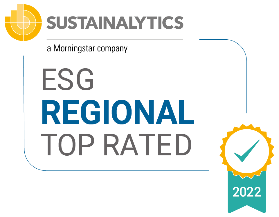 Sustainalytics Badge RegionTopRated