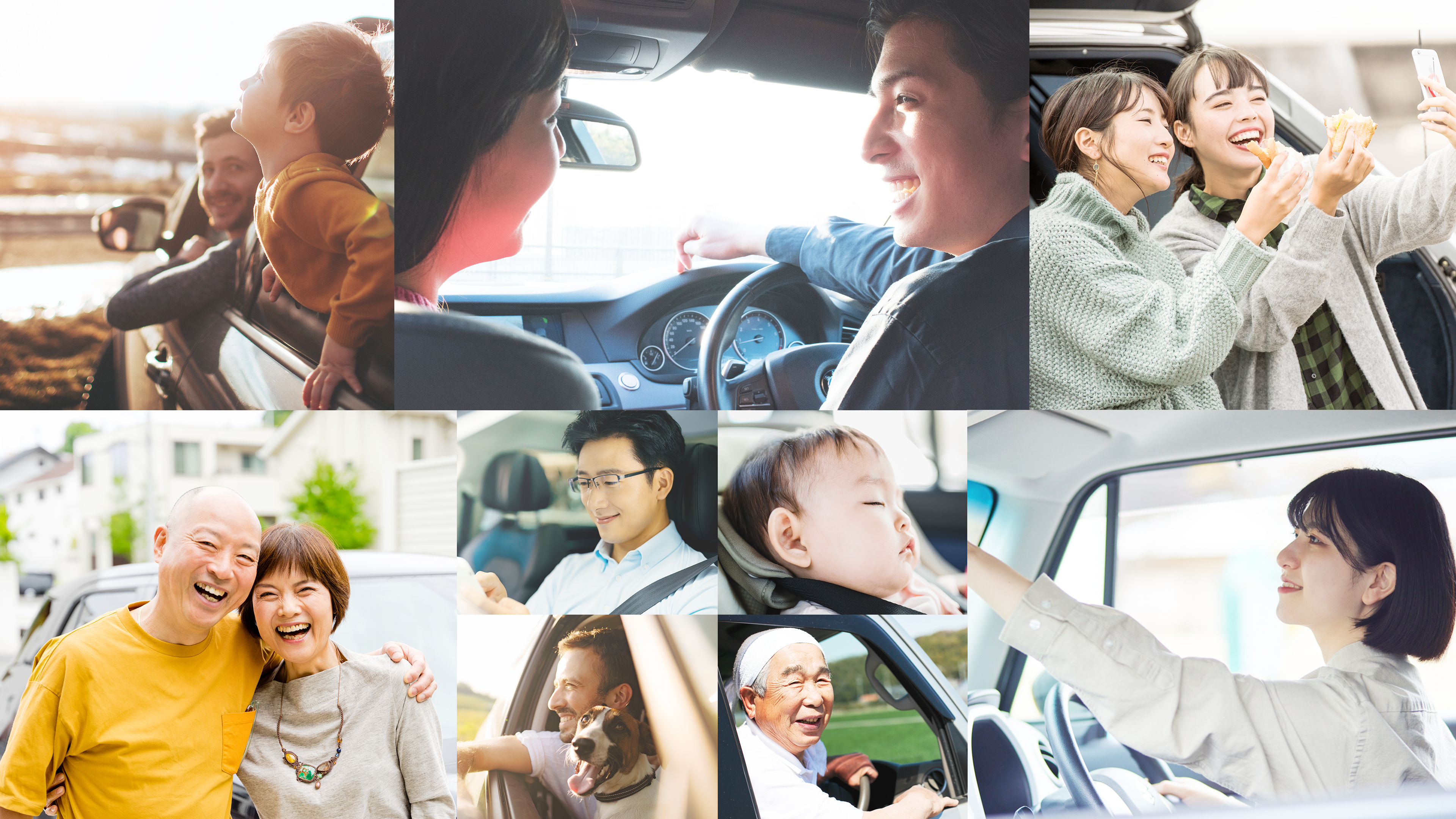 An image of a private car owner whose life is enriched with happy moments thanks to a used car