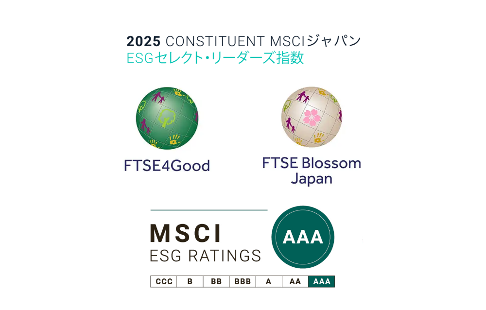 ESGスコア、および社外からの評価