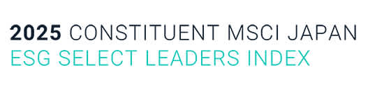 Logo showing that Recruit Holdings is included in the 2025 Constituent MSCI Nihonkabu ESG Select Leaders Index.
