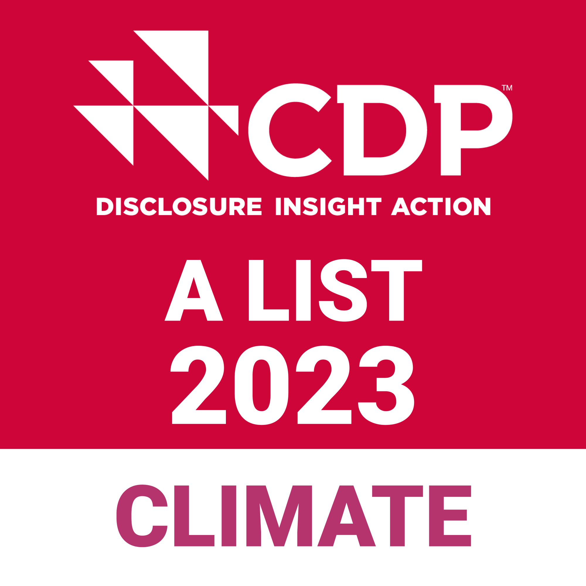 Climate A List stamp 2023